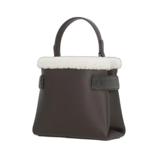 Logo Printed Embellished Tote Bag