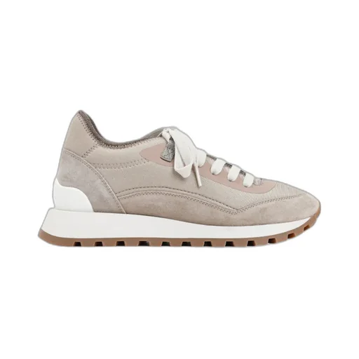 Round Toe Lace-Up Sneakers