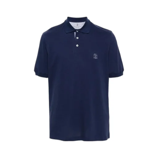 Logo Printed Short-Sleeved Polo Shirt