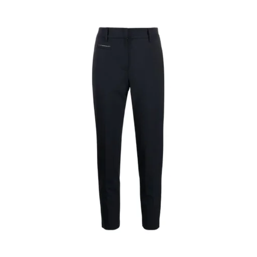 Mid Rise Cropped Trousers