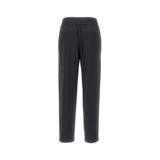 Elasticated-Waistband Trousers