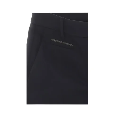 Mid Rise Cropped Trousers