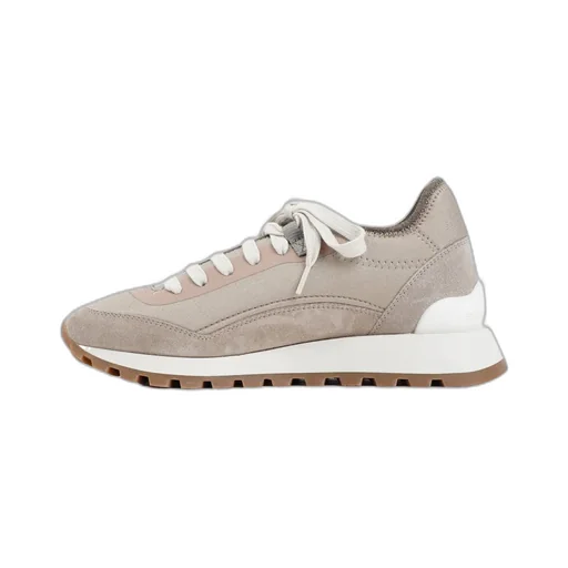 Round Toe Lace-Up Sneakers