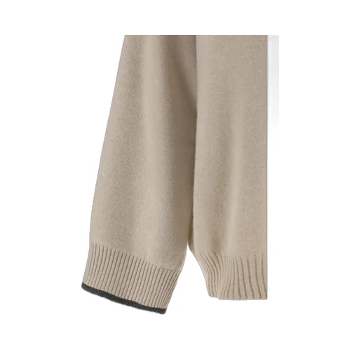 High-Neck Knitted Sweater