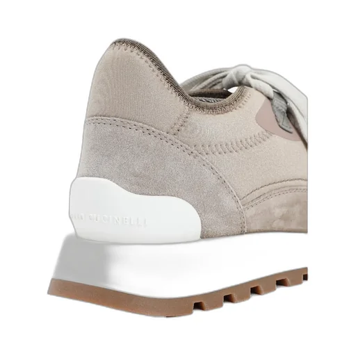 Round Toe Lace-Up Sneakers