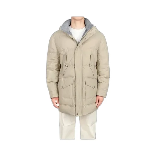 Hooded Down-Filled Coat