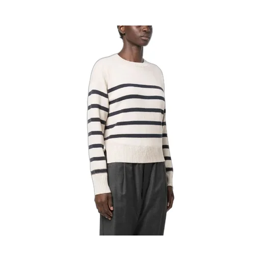 Striped Crew-Neck Cashmere Jumper