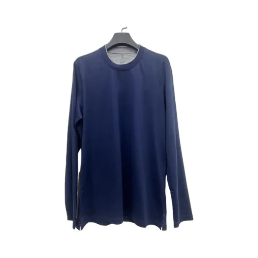 T-Shirt With Round Neck And Long Sleeves