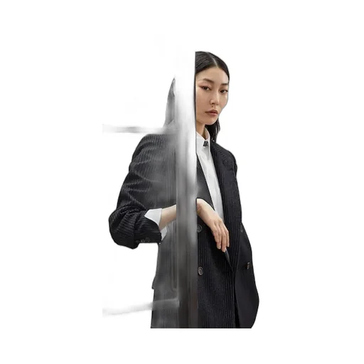 Double-Breasted Wool Blazer