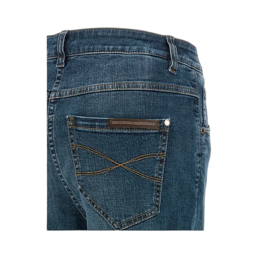 High-Waist Embellished Jeans