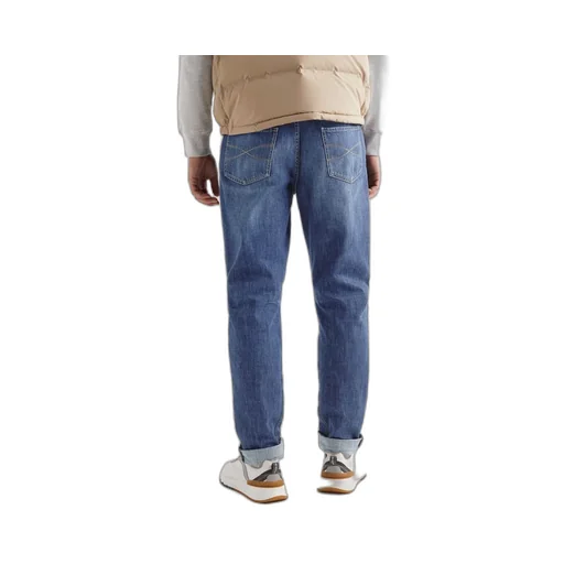Logo Patch Straight-Leg Jeans
