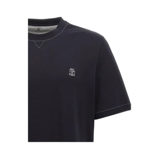 Logo Embroidered Crewneck T-Shirt
