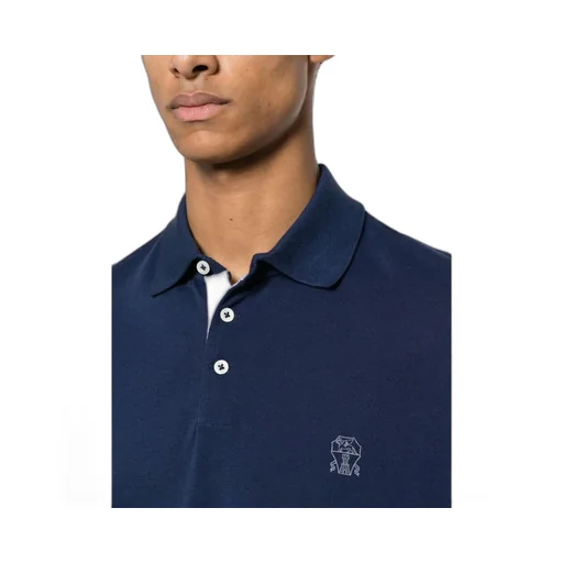 Logo Printed Short-Sleeved Polo Shirt