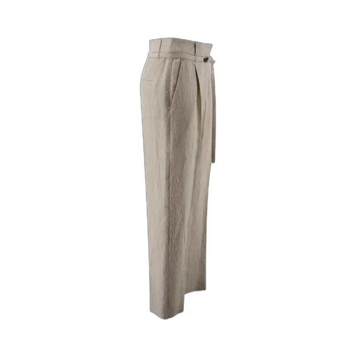 Cropped Tapered Trousers