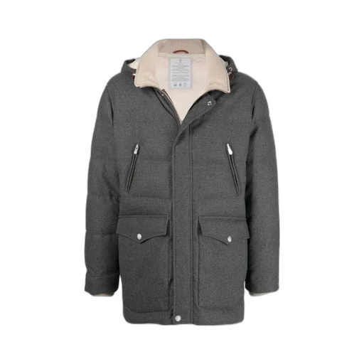 High-Neck Padded Coat