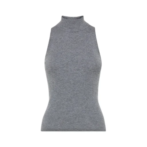 Sparkling Turtleneck Knitted Top