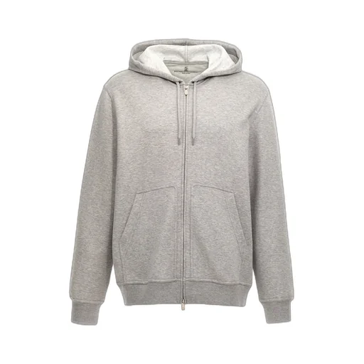 Zip-Up Drawstring Hoodie