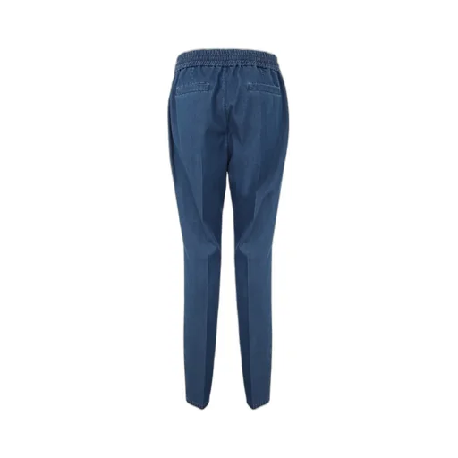 Drawstring Denim Trousers
