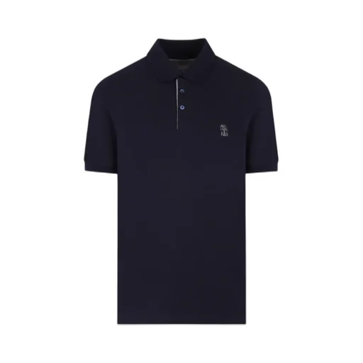 Embroidered Cotton Polo Shirt