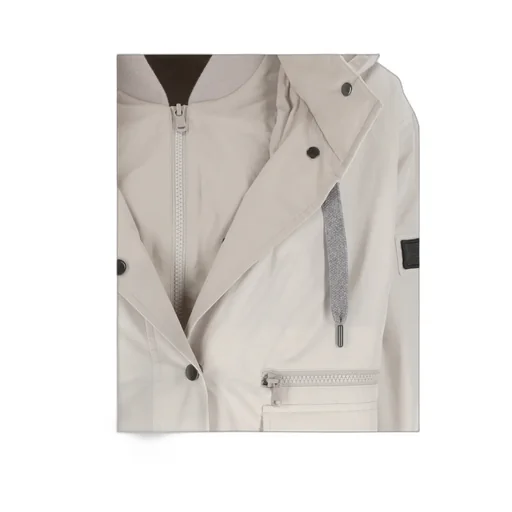 Zip-Fastening Hooded Jacket