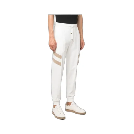 Color-Blocking Logo Sports Jogging Pants