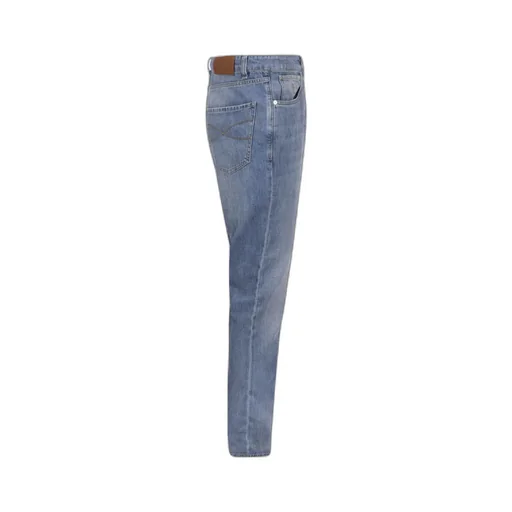 Logo Patch Straight-Leg Jeans
