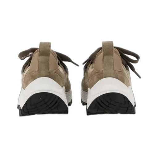 Chunky-Sole Lace-Up Sneakers