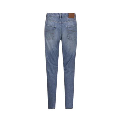 Logo Patch Straight-Leg Jeans