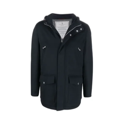 Cashmere Zipped Coat
