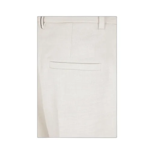 Pleated Straight Leg Trousers