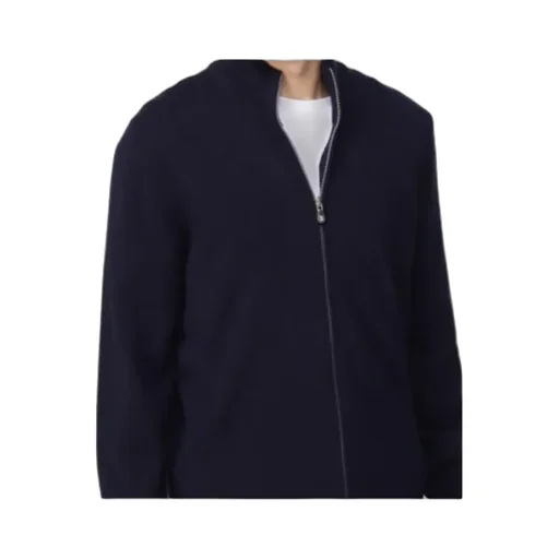 Zipped Knitted Cardigan