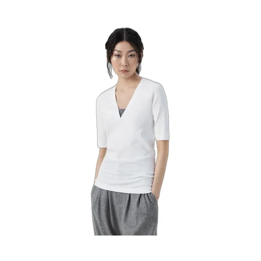 V-Neck Short Sleeved T-Shirt