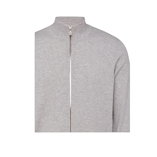 Zip-Up Cashmere Jumper