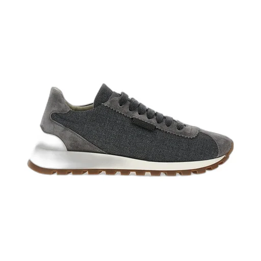 Monile-Detailed Low-Top Sneakers
