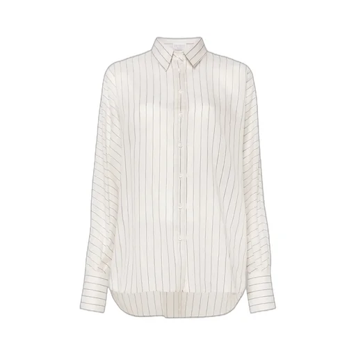 Stripe Detailed Button-Up Shirt