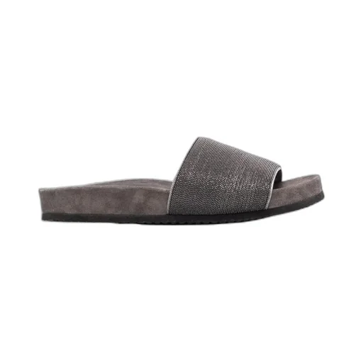 Precious Flat Slide Sandals