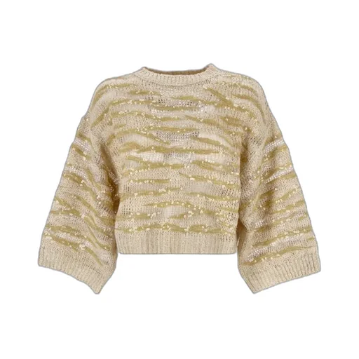 Sequin Embellished Knitted Jumper