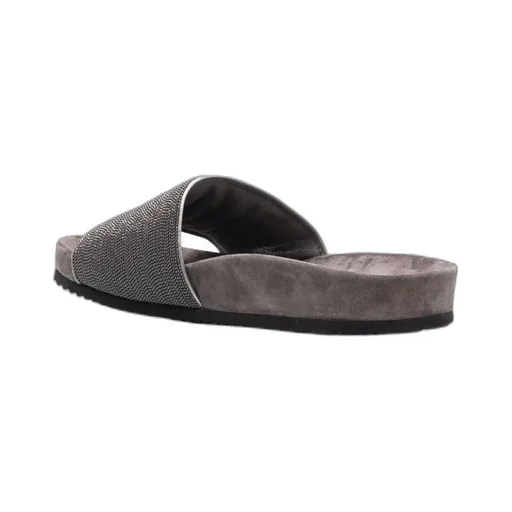 Precious Flat Slide Sandals