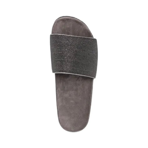 Precious Flat Slide Sandals