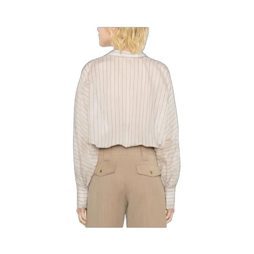 Stripe Detailed Button-Up Shirt