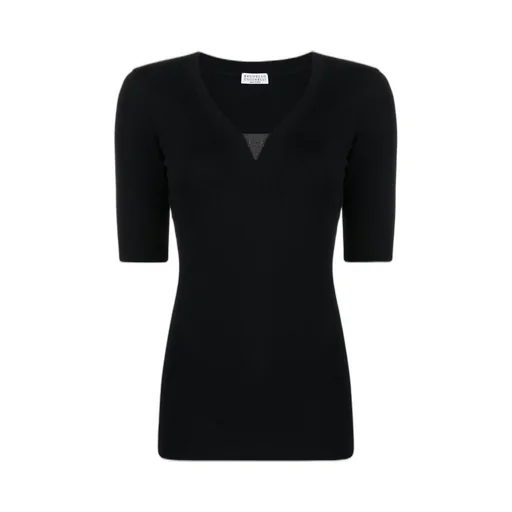 Front Insert Detailed Slim Fit Top