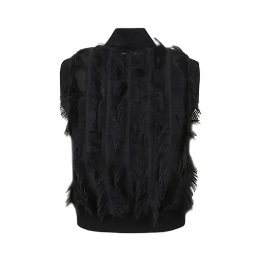 Fringed-Effect Gilet