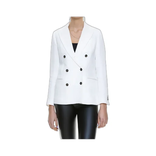 Double Breasted Long-Sleeved Blazer