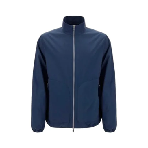 Striped Zip-Up Lightweight Jacket