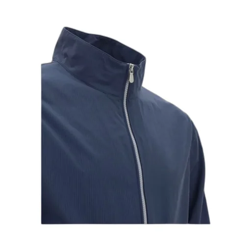 Striped Zip-Up Lightweight Jacket