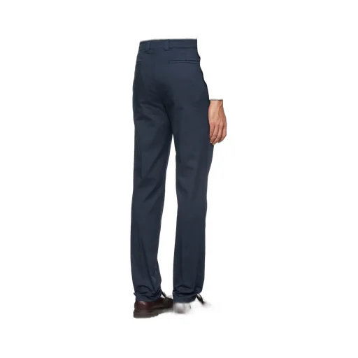 Pleated Straight-Leg Trousers