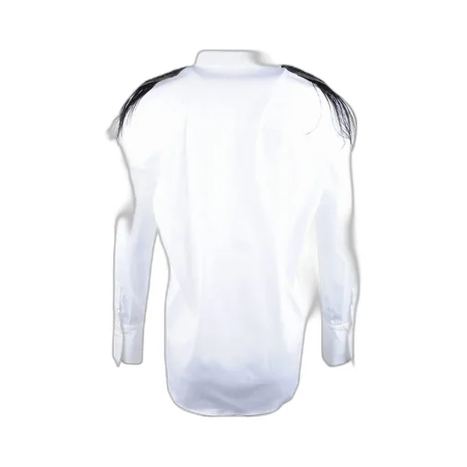 Shoulder Feather Design Shirt