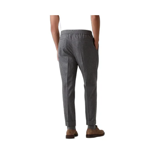 Pleated Drawstring Trousers