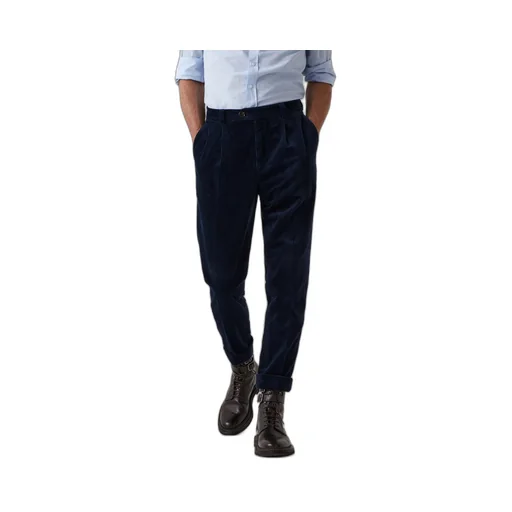 Corduroy Straight-Leg Pants
