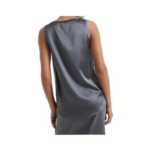 Sleeveless Scoop-Neck Tank Top